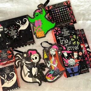 Colourpop Nightmare Before Christmas Makeup Collection! With makeup Bag.